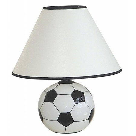 CLING Ceramic Soccer Ball Table Lamp CL956728